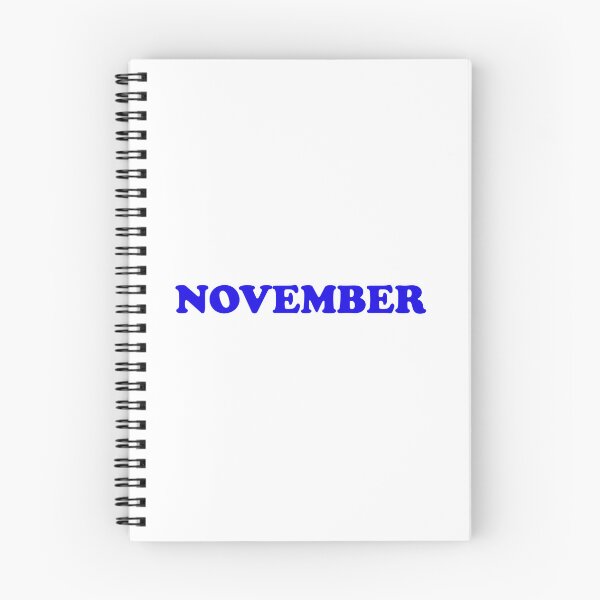 Item preview, NOVEMBER - deep blue designed and sold by Inspirationmotivation.
