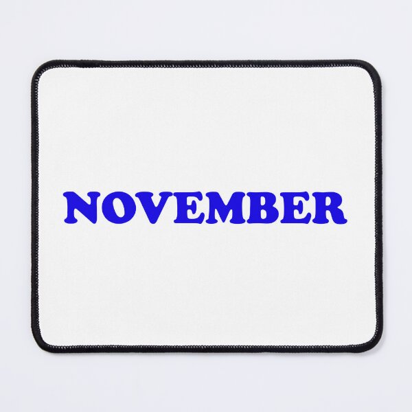 Item preview, NOVEMBER - deep blue designed and sold by Inspirationmotivation.