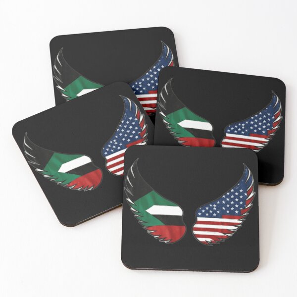 Item preview, Together forever, the flag of Palestine and America on a wing designed and sold by FLOWER--ART.