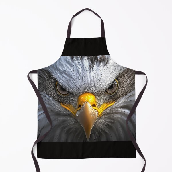 Item preview, Unyielding Focus: The Power of the Eagle's Gaze - Eagle Face Close Up designed and sold by ljgift.