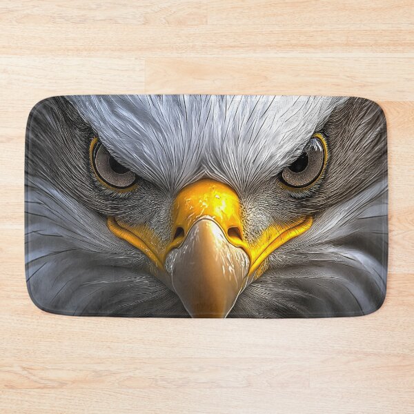 Item preview, Unyielding Focus: The Power of the Eagle's Gaze - Eagle Face Close Up designed and sold by ljgift.