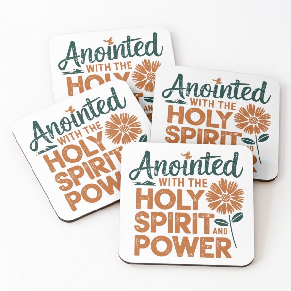 Item preview, Anointed with the Holy Spirit and Power designed and sold by Faithloveshop.
