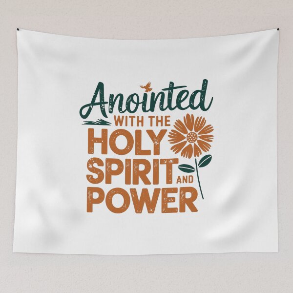 Item preview, Anointed with the Holy Spirit and Power designed and sold by Faithloveshop.