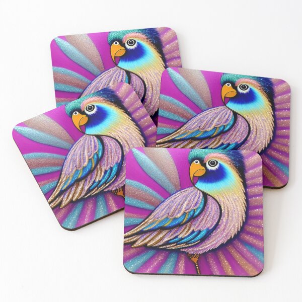 Item preview, Exotic Birds Glitter  designed and sold by TheDarkWardrobe.