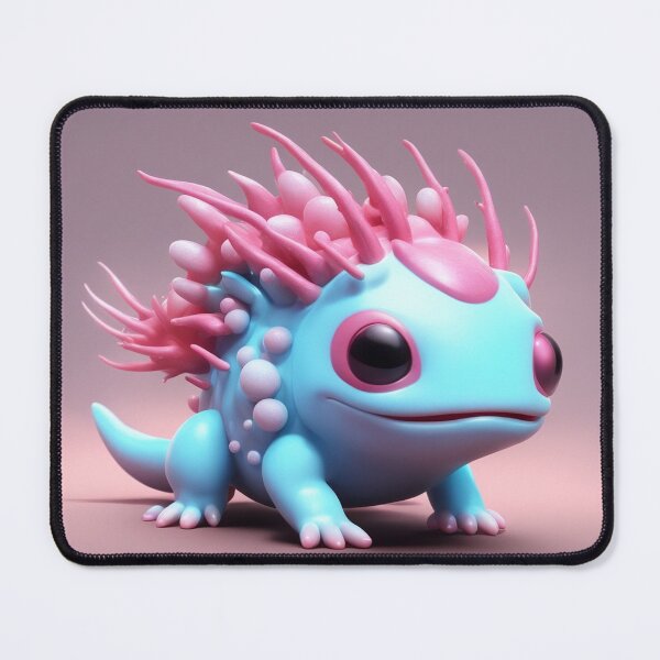 Item preview, Cute Axolotl Zombie Cartoon Vector Icon  designed and sold by hjian8219.