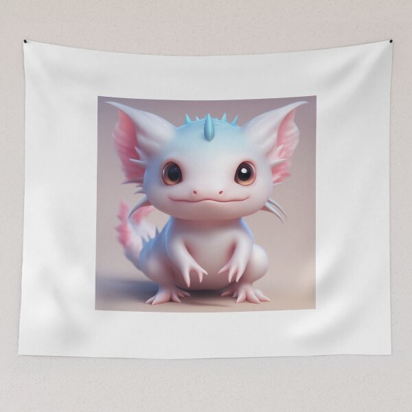 Item preview, Cute Axolotl Zombie Cartoon Vector Icon  designed and sold by hjian8219.