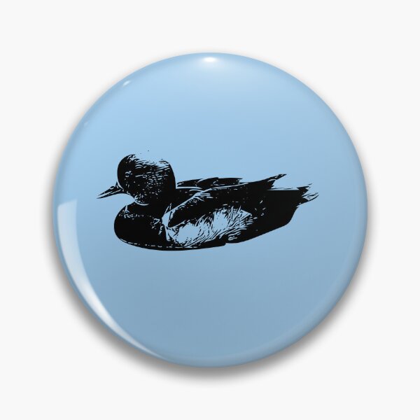 Item preview, Red-crested Pochard Black Design  designed and sold by designsasstultd.
