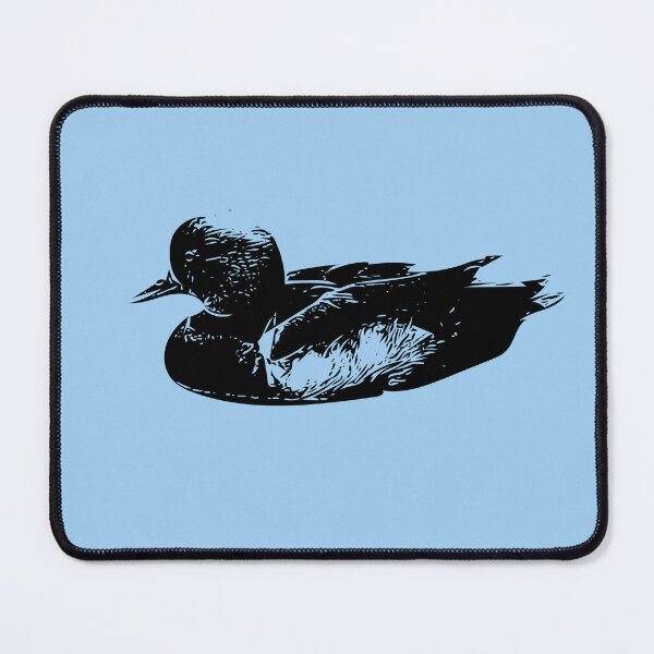 Item preview, Red-crested Pochard Black Design designed and sold by designsasstultd.