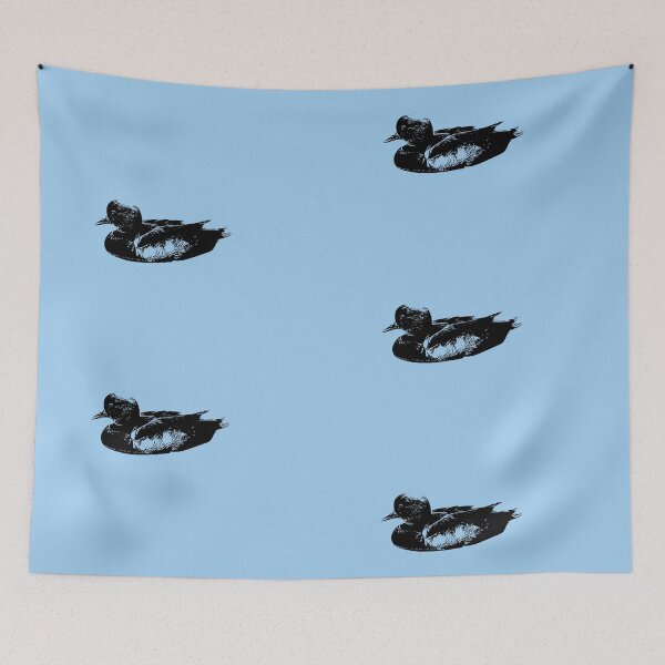 Item preview, Red-crested Pochard Black Design  designed and sold by designsasstultd.