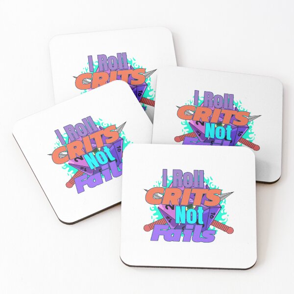 Item preview, I Roll CRITS Not Fails designed and sold by BestMerchnTees.