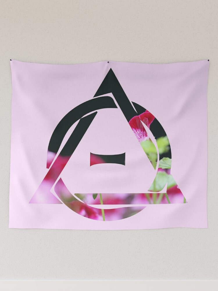 PD (ytb) Theta-Delta Therian Symbol WHITE Tapestry Christmas Tapestries