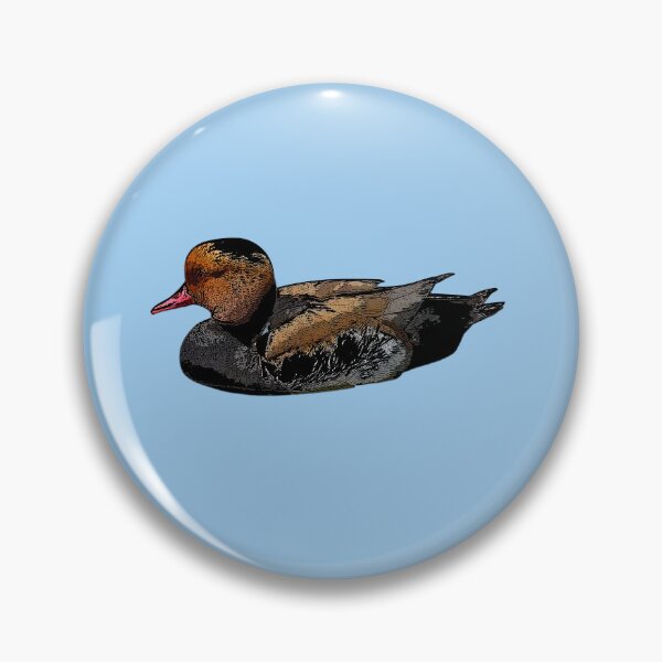 Item preview, Red-crested Pochard Black Alternate Design  designed and sold by designsasstultd.