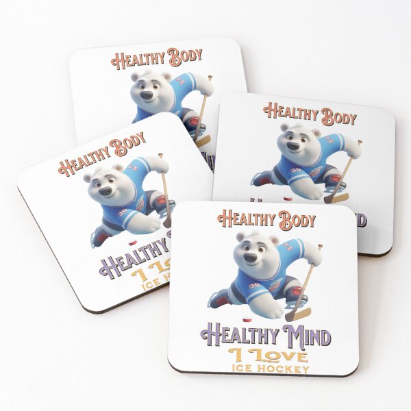 Item preview, Bear practicing ice hockey designed and sold by I-love-music.