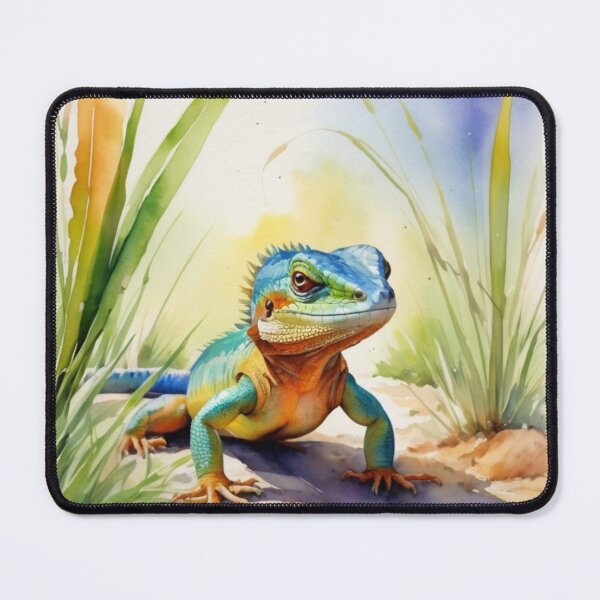 Item preview,   An unexpected encounter with a colorful lizard designed and sold by KilianSzmid.