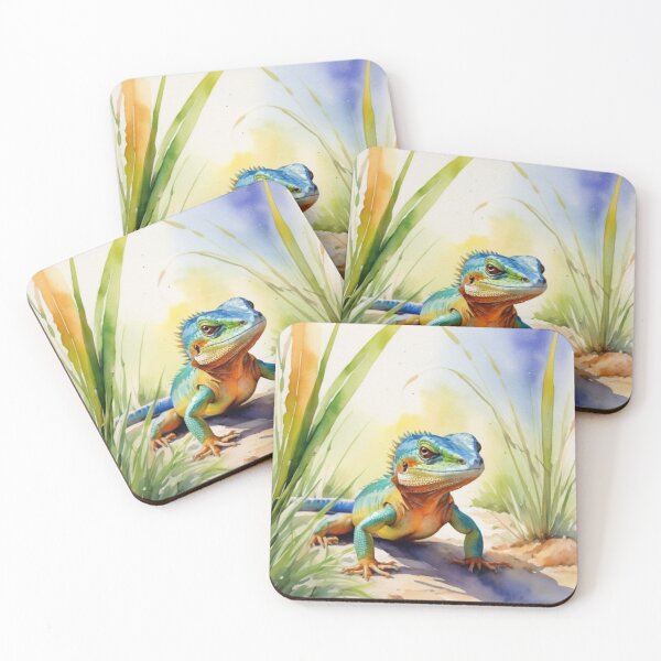 Item preview,   An unexpected encounter with a colorful lizard designed and sold by KilianSzmid.