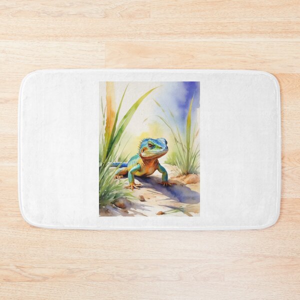 Item preview,   An unexpected encounter with a colorful lizard designed and sold by KilianSzmid.