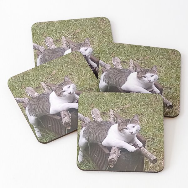 Item preview, Stray Cat on a Antique Heater designed and sold by trailsitravel.