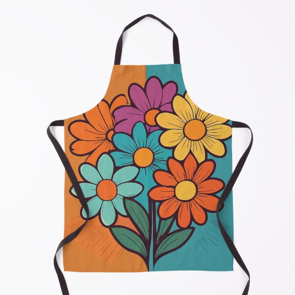 Item preview, Art Flowers Design with Bright, contrasting colors with thick outlines. designed and sold by HEMRO.
