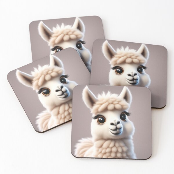 Item preview, Cute Alpaca Llama Cartoon Vector Icon designed and sold by hjian8219.