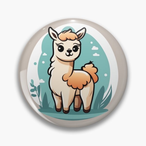 Item preview, Cute Alpaca Llama Cartoon Vector Icon designed and sold by hjian8219.