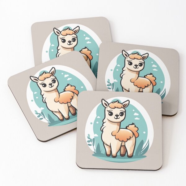 Item preview, Cute Alpaca Llama Cartoon Vector Icon designed and sold by hjian8219.