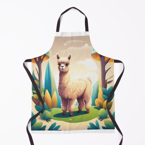 Item preview, Cute Alpaca Llama Cartoon Vector Icon designed and sold by hjian8219.