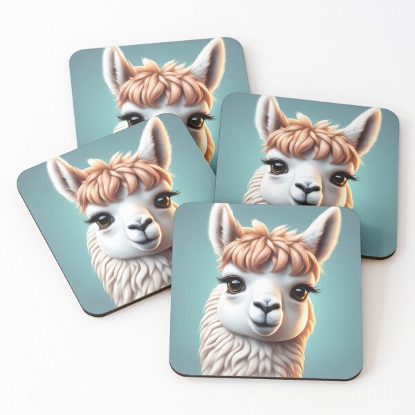 Item preview, Cute Alpaca Llama Cartoon Vector Icon designed and sold by hjian8219.