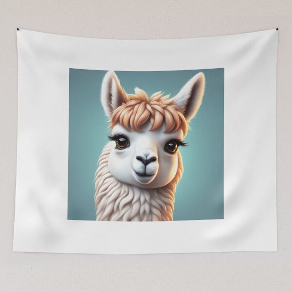 Item preview, Cute Alpaca Llama Cartoon Vector Icon designed and sold by hjian8219.
