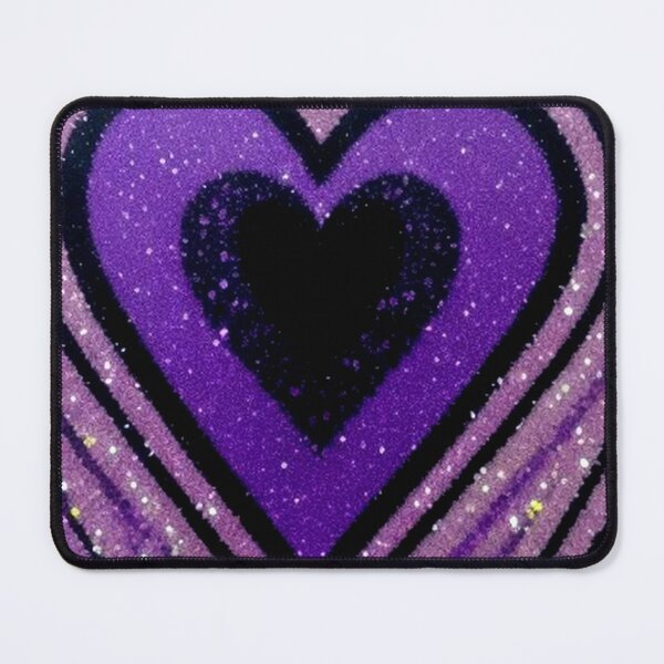 Item preview, Purple Hearts Glitter designed and sold by TheDarkWardrobe.