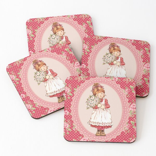 Item preview, Girl Sarah Kay with flowers D8 designed and sold by DecoVintage.