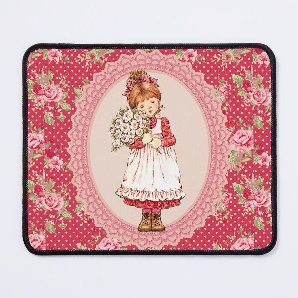 Item preview, Girl Sarah Kay with flowers D8 designed and sold by DecoVintage.