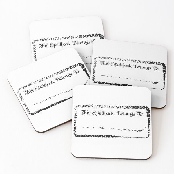 Item preview, Magical Thinking Spellbook Label designed and sold by CatchiBatchi.