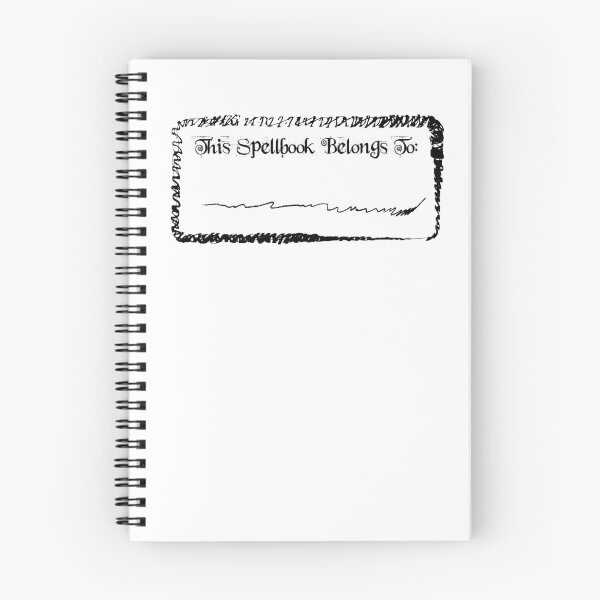 Item preview, Magical Thinking Spellbook Label designed and sold by CatchiBatchi.
