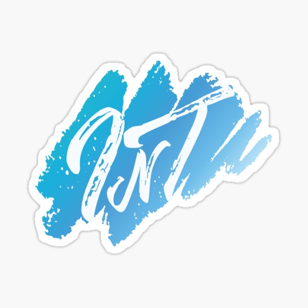 INT scribble Sticker