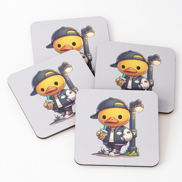 Item preview, Street Style Duck with Bubble Tea designed and sold by Kwanbaba21.