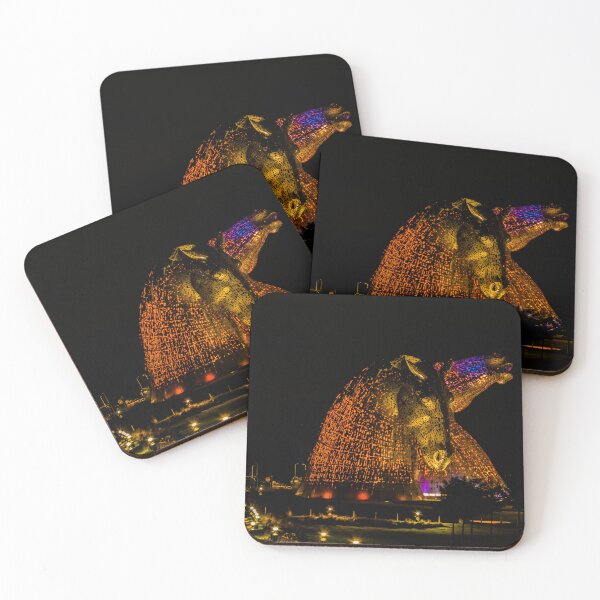 Item preview, golden kelpies at night  designed and sold by Dagon-Photos.