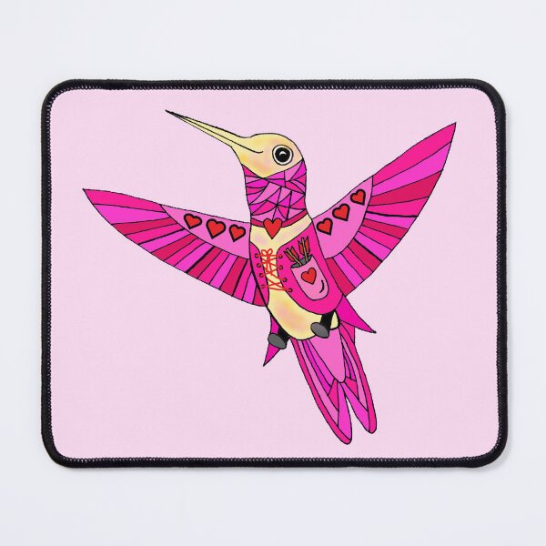Item preview, Fantasy Hummingbird for Valentine's Day Die Cut designed and sold by JoyousArt4u.