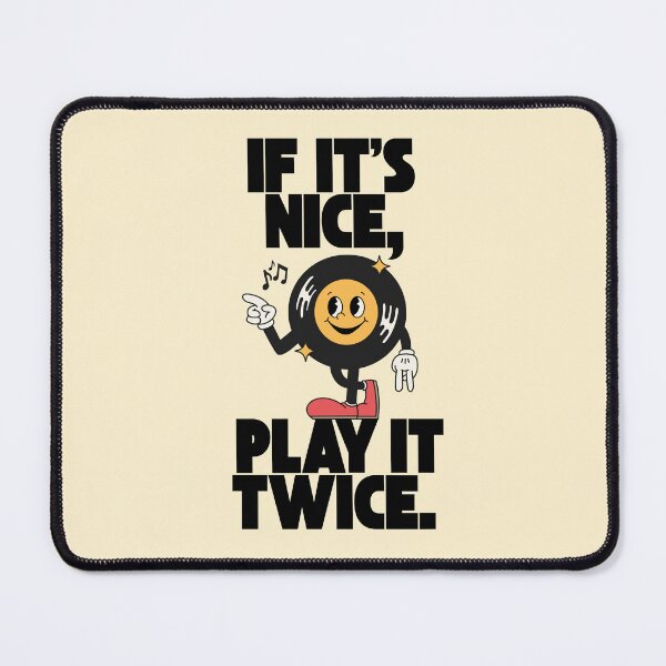 Item preview, Vinyl Record Music Lovers Retro - If It's Nice Play It Twice designed and sold by TheLoveShop.