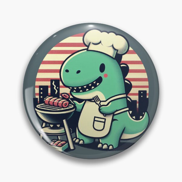 Item preview, Dinosaur Cooking bbq designed and sold by RafaelLima7.