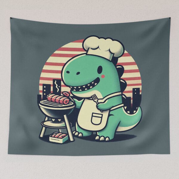 Item preview, Dinosaur Cooking bbq designed and sold by RafaelLima7.
