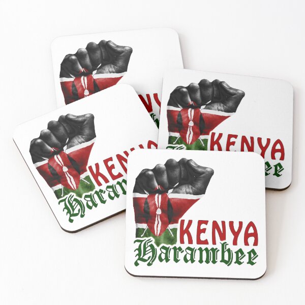 Item preview, Harambee; Kenya; Swahili; designed and sold by StickerApe.