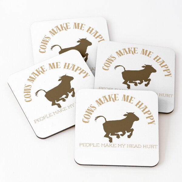 Item preview, cows make me happy designed and sold by scleverfarm.