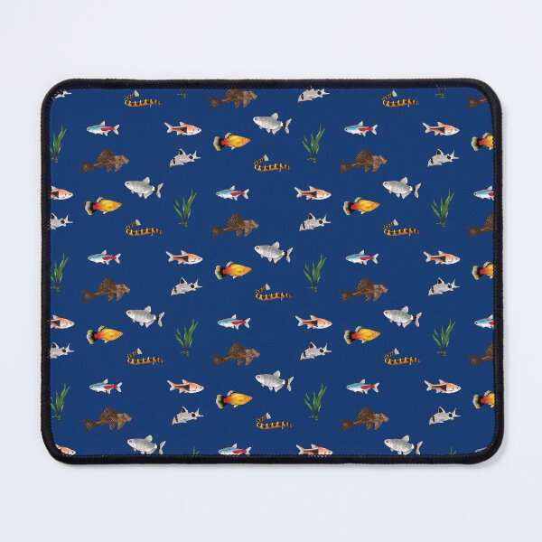 Item preview, Miscellaneous Aquarium Fish Variety Pattern designed and sold by Yellow Bird Studios.