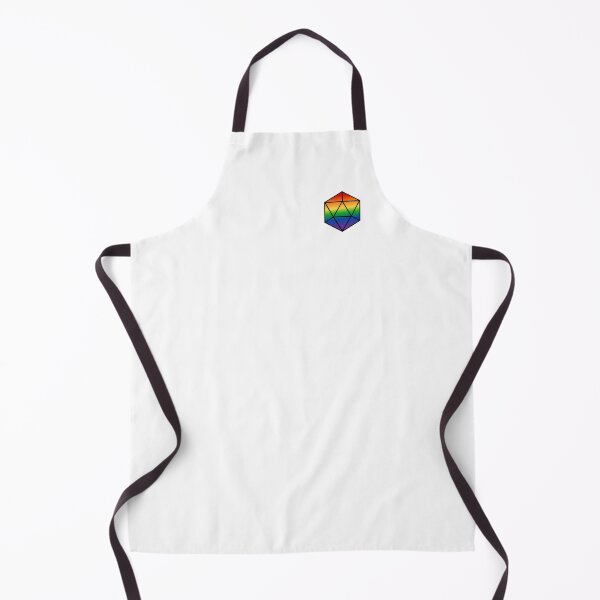 Item preview, Geometric D20 Rainbow Pride Flag designed and sold by CatchiBatchi.