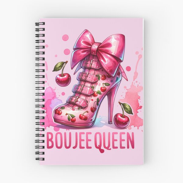 Item preview, BOUJEE QUEEN High Heel with cherries and a bow Stickers and more designed and sold by CRandRRstickers.