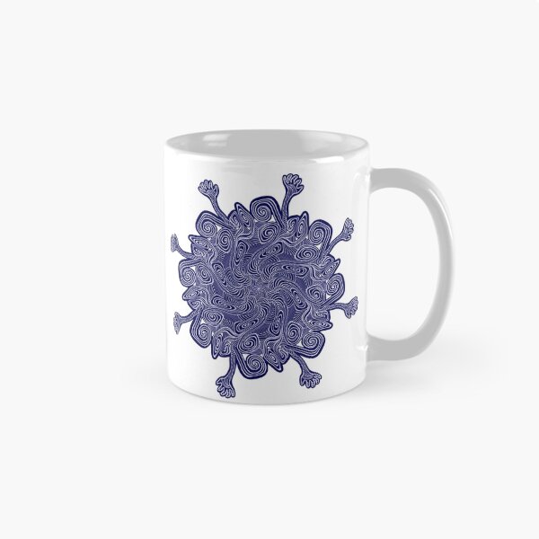 Item preview, Spiral mandala with hands poking out designed and sold by DaveDanchuk.