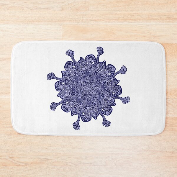 Item preview, Spiral mandala with hands poking out designed and sold by DaveDanchuk.