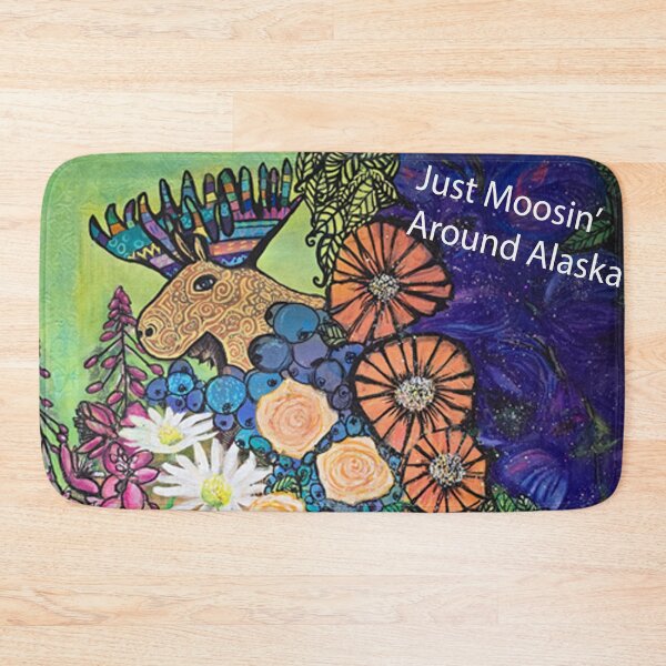 Item preview, Just Moosin' Around Alaska designed and sold by Cassondra Sobrepena.