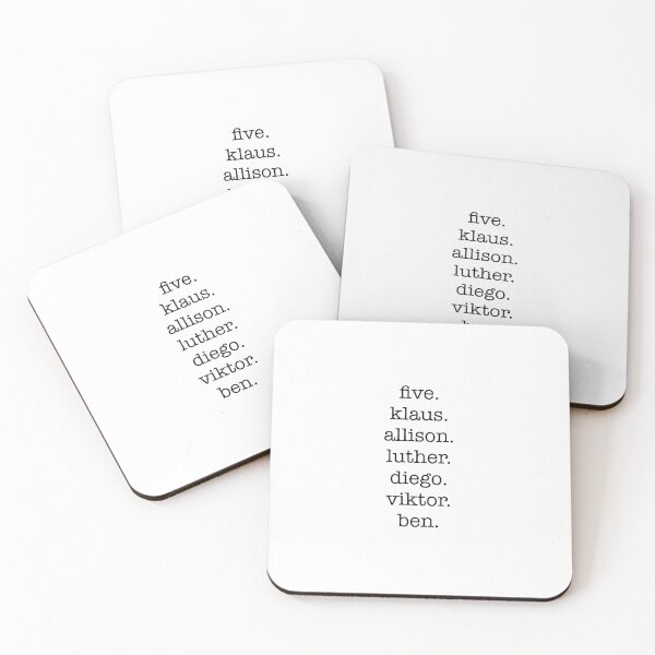 Item preview, Umbrella Academy Character Names  designed and sold by lorsino12z.
