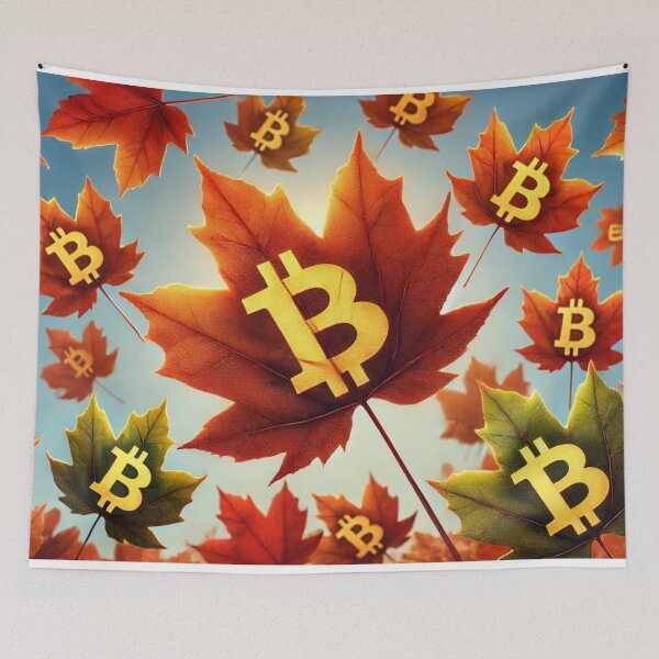 Artikelvorschau, Herbst-Bitcoin entworfen und verkauft von DreamsofPeace.